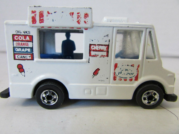 MATTEL HOT WHEELS 1983 WHITE GOOD HUMOR TRUCK MADE IN MALAYSIA  H2