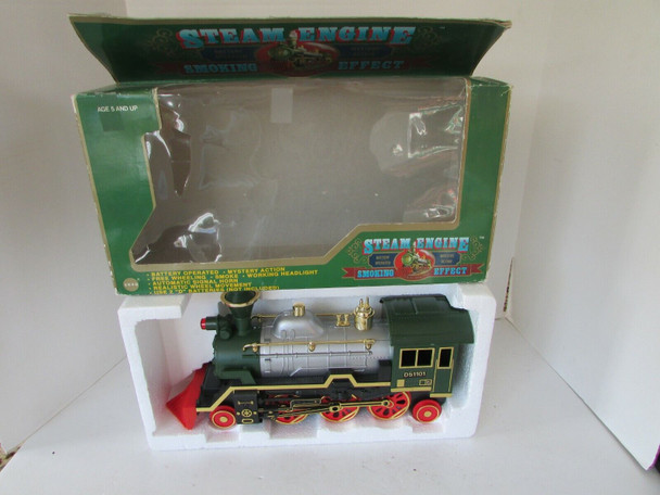 VTG ECHO BATTERY OPERATED SMOKING STEAM TRAIN ENGINE BUMP N GO BOXED 