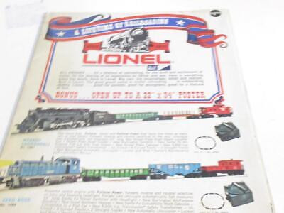 LIONEL TRAINS 1970 MPC FIRST CATALOG-  FOLD OUT- GOOD- M54