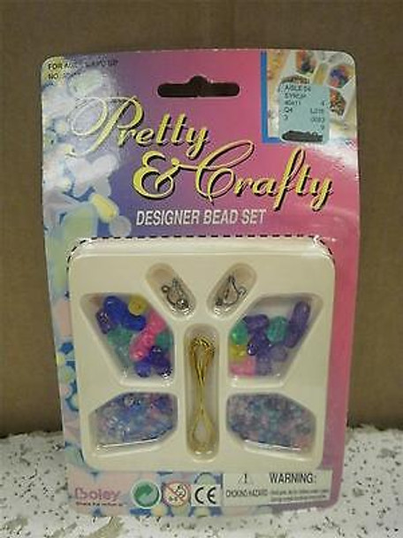 NEW TOY CLOSEOUTS-  EACH- PRETTY & CRAFTY DESIGNER BEAD SET- SH