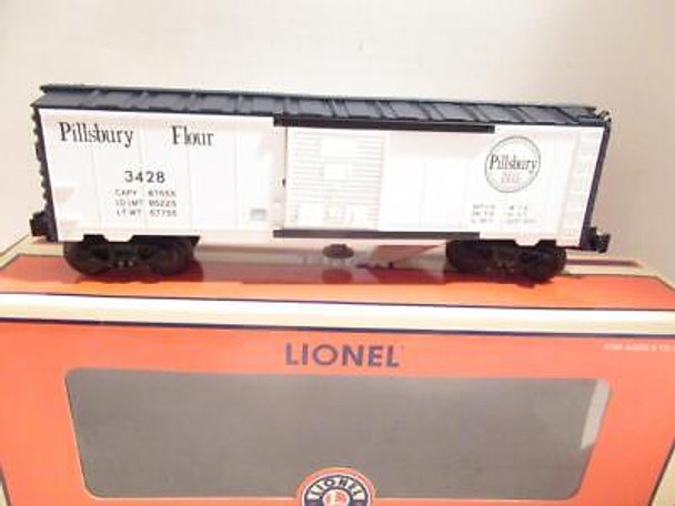 LIONEL TRAINS- 26806 PILLSBURY OPERATING BOXCAR - 0/027- NEW -  H1