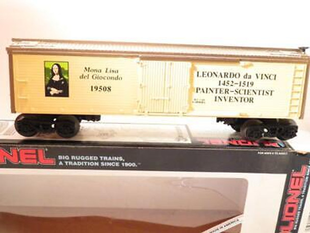 LIONEL TRAINS MPC 19508  Da VINCI FAMOUS INVENTOR CAR SERIES- 0/027- NEW - SH