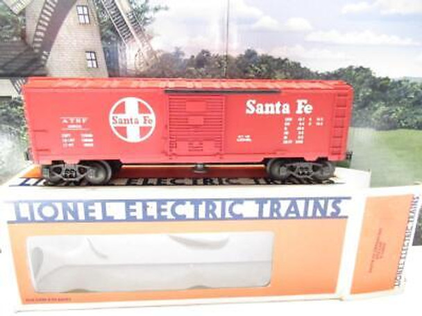 LIONEL TRAINS - 19805 SANTA FE OPERATING BOXCAR- NO BAG - 0/027 -- B25