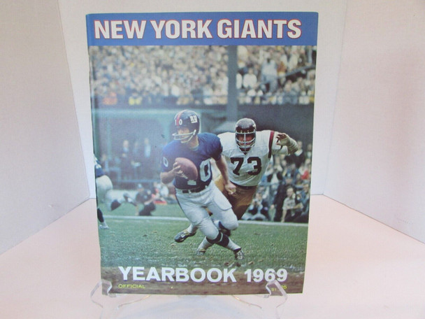 New York Giants Football Yearbook 1969 Fran Tarkenton Cover  LotH