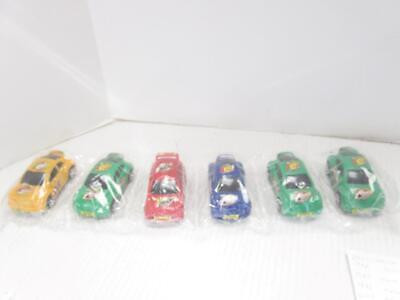 TOY CLOSEOUT - SIX PACK OF 5" PLASTIC PUSH CARS- GREAT STOCKING STUFFERS- NEW