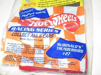 McDONALDS HAPPY MEAL - DIECAST HOT WHEELS-  THUNDERBIRD #27 - NEW- W23