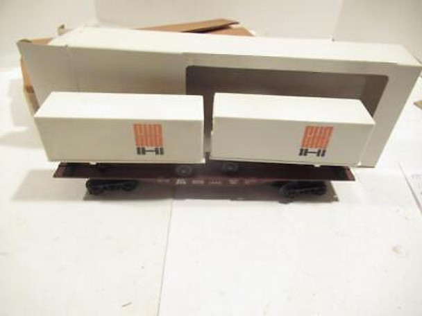 LIONEL LIMITED PROD. 92120 1976 LCAA - SCL FLAT W/TRAILERS- 027- LN BOXED- W73