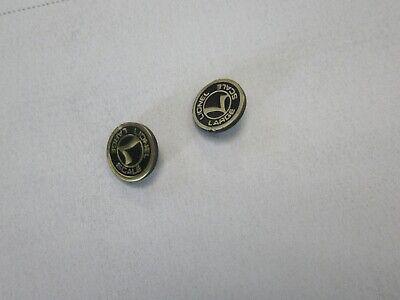 LIONEL PART -G SCALE -818-5101-023- SMALL 'L' LOGO PLATE  (2) - NEW - W46H