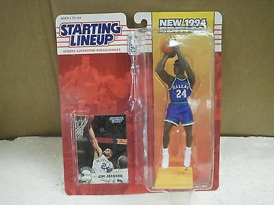 NBA STARTING LINEUP- 1994- JIM JACKSON- MAVERICKS- NEW ON CARD-BASKETBALL L156