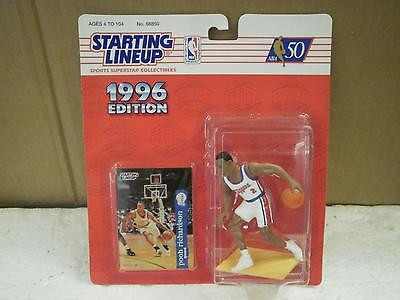 STARTING LINEUP- 1996 EDITION- POOH RICHARDSON- NEW ON THE CARD-BASKETBALL L147