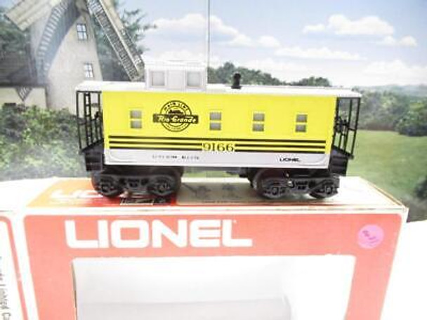 LIONEL TRAINS -MPC  9166 RIO GRANDE CABOOSE - BOXED -  027- EXC.-B6