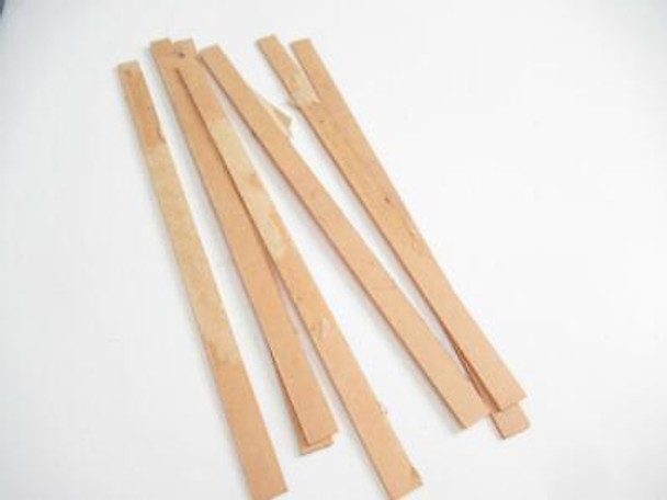 WOOD SECTIONS- 10" X 1/2" - 8 SECTIONS - GOOD -  W80