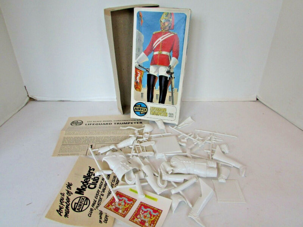 VTG AIRFIX 025069 MODEL KIT LIFEGUARD TRUMPETER FIGURE 1/12 NEW ENGLAND L13 VTG AIRFIX 025069 MODEL KIT LIFEGUARD TRUMPETER FIGURE 1/12 NEW ENGLAND L13