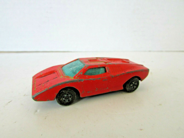 MATCHBOX DIECAST CAR SUPERFAST LAMBORGHINI COUNTACH NO.27 RED 1973 LESNEY H2 MATCHBOX DIECAST CAR SUPERFAST LAMBORGHINI COUNTACH NO.27 RED 1973 LESNEY H2