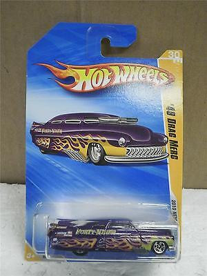 HOT WHEELS- '49 DRAG MERC- PURPLE- 2010 NEW MODELS- NEW ON CARD- L149
