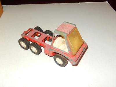 VINTAGE TIN 1969 GABRIEL INDUSTRIES HUBLEY DUMP TRUCK CHASSIS  - FAIR - H21