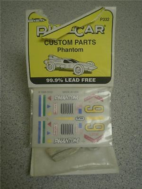 PINECAR P332 CUSTON PARTS- 'PHANTOM' - NEW-H42 PINECAR P332 CUSTON PARTS- 'PHANTOM' - NEW-H42