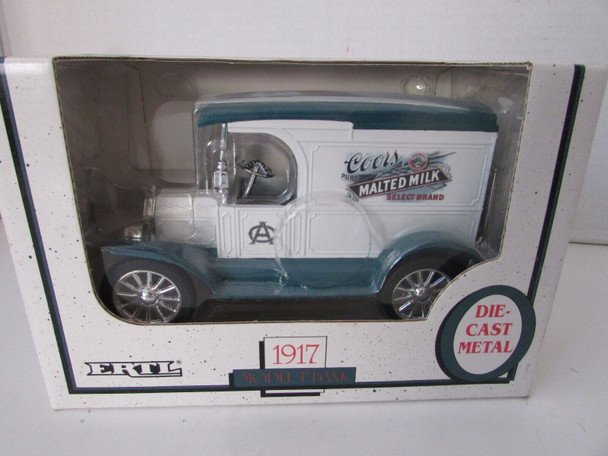 ERTL 9543 DIECAST 1917 MODEL T BANK COORS MALTED MILK NIB 1/25TH SCALE  W15