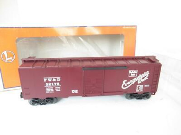 LIONEL LTD PROD. - 52176- BURLINGTON FT. WORTH & DENVER BOXCAR- LN- HB1