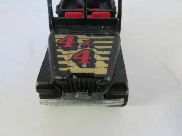 VTG MAJORETTE DIE CAST 4 X 4 JEEP #244-290 FRANCE 1/54 BLACK  H2 VTG MAJORETTE DIE CAST 4 X 4 JEEP #244-290 FRANCE 1/54 BLACK  H2