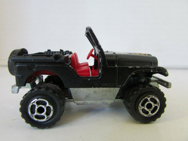 VTG MAJORETTE DIE CAST 4 X 4 JEEP #244-290 FRANCE 1/54 BLACK  H2 VTG MAJORETTE DIE CAST 4 X 4 JEEP #244-290 FRANCE 1/54 BLACK  H2