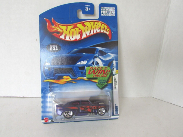 MATTEL 52911 HOT WHEELS DIECAST CAR JADED PURPLE 2002 FIRST EDITIONS  NEW  LotD