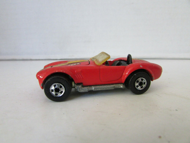 MATTEL HOT WHEELS DIECAST CAR 1982 RED COBRA CONVERTIBLE SPORTS CAR MALAYSIA H2