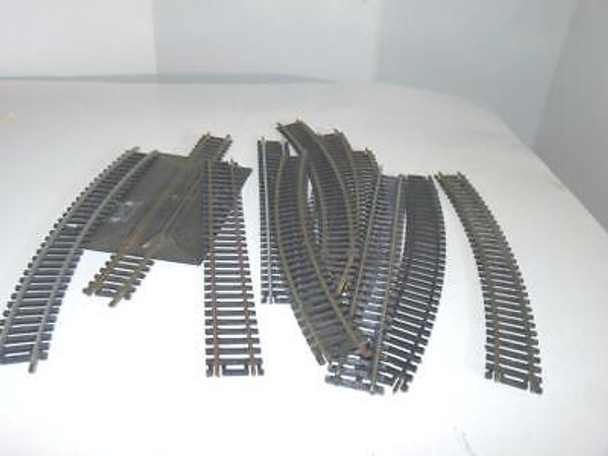 HO TRAINS - ASSORTED BRASS TRACK- ATLAS/AHM W/RE-RAILER-  GOOD- SALE-S31I