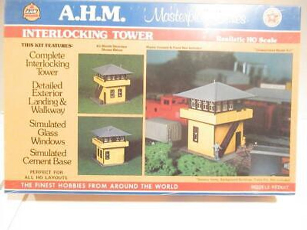 HO TRAINS VINTAGE AHM 5737 INTERLOCKING TOWER KIT -SEALED- NEW- S31V
