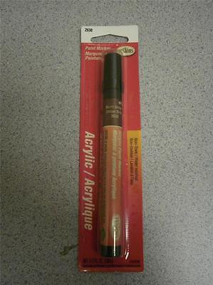 TESTORS ACRYLIC PAINT MARKER- 2630 BURNT UMBER- 1/3 OZ.- NEW- L241