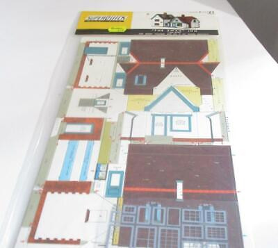 HO VINTAGE SUPERQUICK MODELS- THE SWAN' INN - CARDBOARD CUTOUTS- NEW-S31UU