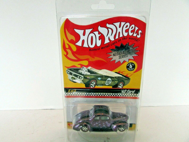 MATTEL HOT WHEELS 6038 1940 FORD PURPLE LTD ED NEO CLASSICS SERIES 3 NEW LotD