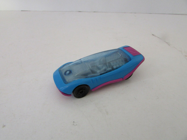 MATTEL HOT WHEELS DIECAST FUTURE CAR BLUE PINK 1994  H2