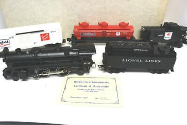 LIONEL-  11957- MOBIL OIL TRAIN SET- 0/027-  NEW - M1