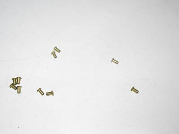 LIONEL POST-WAR PART 690-OOSE-036 BRASS EYELETS - 10 PCS - NEW- M21