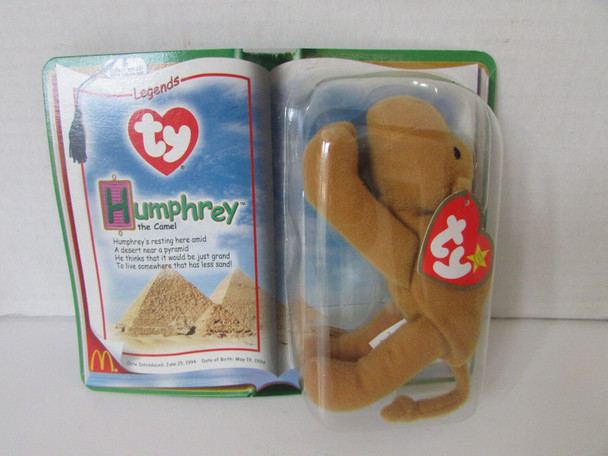 TY BEANIE BABIES HUMPHREY THE BEAR - CARDED 1999 LOT-B39