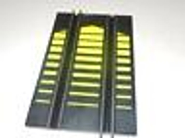 ARTIN 1/43RD SLOT CAR ACCESSORY-- 7" STRAIGHT  W/YELLOW LINES- GOOD- W44D