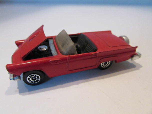 DIECAST CORGI FORD THUNDERBIRD RED CONVERTIBLE 1980 GREAT BRITAIN H2C