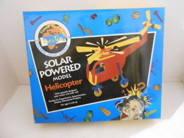 KID'S TEK 205 SOLAR POWERED MODEL HELICOPTER MODEL KIT NIB 