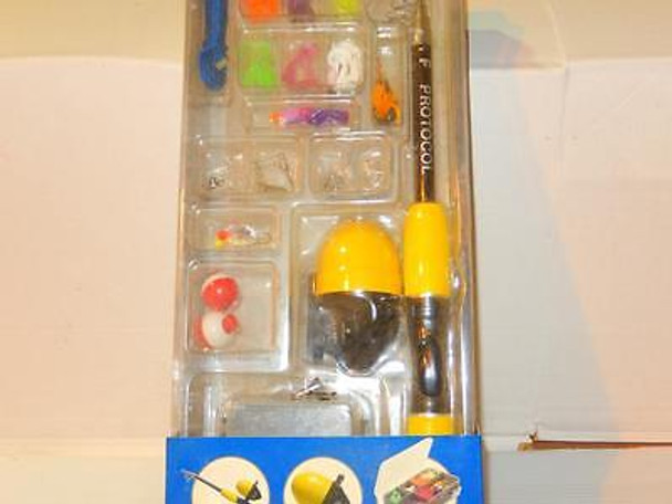 TELESCOPIC FISHING SET W/ROD/LURES AND EXTRAS - NEW- S1