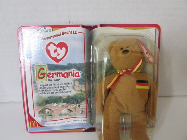 TY BEANIE BABIES GERMANIA THE BEAR - CARDED 1999 LOT-B39