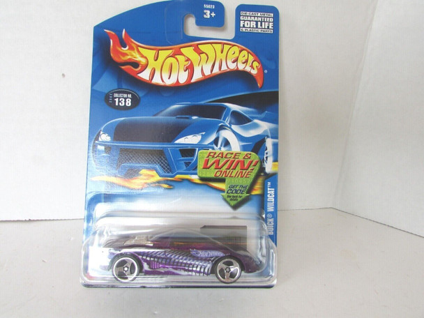 MATTEL 55023 HOT WHEELS DIECAST CAR BUICK WILDCAT PURPLE COLLECTOR 138 LotD