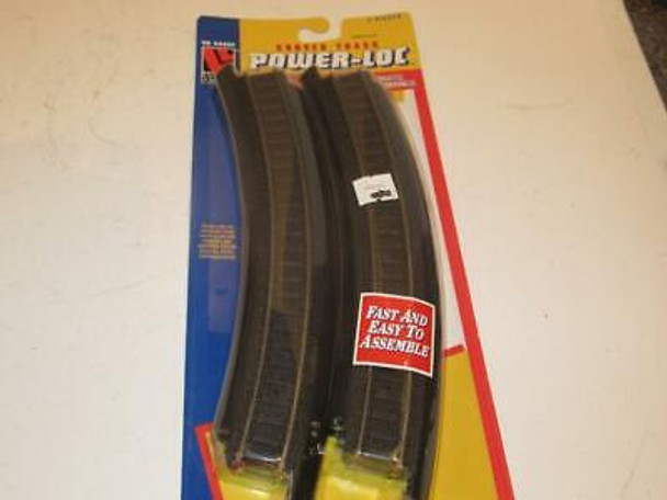 HO VINTAGE LIFE-LIKE- POWERLOCK 21303 PACKAGE OF 4 CURVES- NEW - S31WW