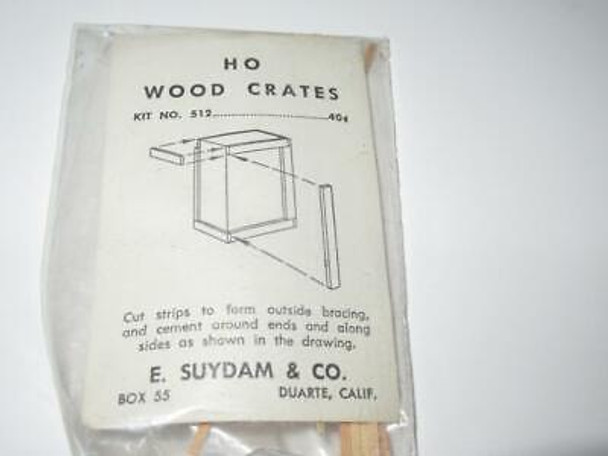 HO VINTAGE SUYDAM  WOOD CRATE KIT - NEW - S31UU HO VINTAGE SUYDAM  WOOD CRATE KIT - NEW - S31UU