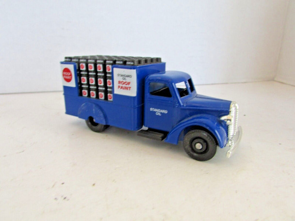LLEDO DIECAST NO. 17 CHEVRON DELIVERY TRUCK STANDARD OIL ENGLAND 3.75"L BLUE  H2