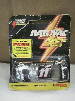 ACTION- JARRETT FAVRE MOTORSPORTS- RAYOVAC MAXIMUM RACING #11- NEW ON CARD- L30