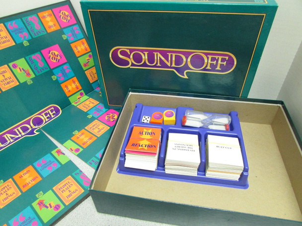 VTG GAME SOUND OFF CHARADES WESTERN PUBLISHING 1992 COMPLETE 
