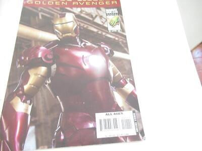 VINTAGE COMIC- MARVEL IRON MAN - GOLDEN AVENGER - NEW W/BENDS - HH1