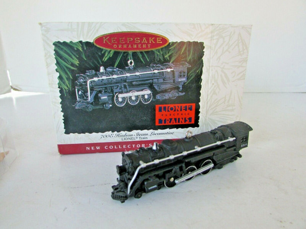 HALLMARK ORNAMENT 1996 700E HUDSON STEAM LOCOMOTIVE LIONEL TRAIN SERIES 1 LotD