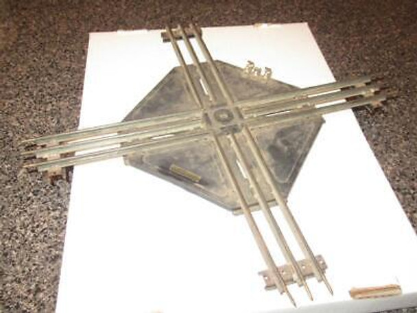 AMERICAN FLYER  - VINTAGE LARGE 90 DEGREE 'O' CROSS-OVER TRACK- GOOD- W21